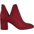 thumbnail image 2 of Journee Collection Womens Gwenn Faux Suede Square Toe Booties, 2 of 4