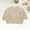 Beige, variant on Custom Kids Girl Sweater Oversize Pullover Kitted Comfortable Clothing