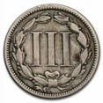 thumbnail image 2 of 1871 3 Cent Nickel Fine, 2 of 2