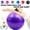 Purple, variant on Unbranded 95CM Exercise Ball for Fitness Pilates Stability Balance Yoga Ball Workout Anti Burst Exercise Ball (Red)