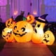 thumbnail image 4 of Joiedomi inflable para decoración de Halloween, 6 pies, con 7 calabazas y un gato, 4 of 8
