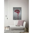 thumbnail image 4 of Parvez Taj "Tainted Lips" Painting Print on Brushed Aluminum, 4 of 5
