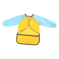 thumbnail image 3 of Babero de alimentación suave multiusos para niños, babero de manga impermeable para bebés, ligero, de manga larga, lavable para bebés, niñas y niños M, 3 of 8