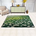 thumbnail image 3 of Field Of Daisies Soft Polyester Area Rug 31''x20'', Non Slip, Memory Foam, Water Absorbent, 3 of 7