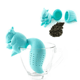 thumbnail image 3 of Tea Infuser - Squirrel tail Silicone Loose Leaf Tea Infusers Tea Strainer Hot Tea Filter, 3 of 3