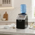 thumbnail image 6 of TABU Nugget Ice Maker Countertop, 55LBS/24H Portable Ice Maker with 2.7 LBS Ice Basket, Self-Cleaning Ice Maker Machine for Home, Bar and Cafe, Black, 6 of 10