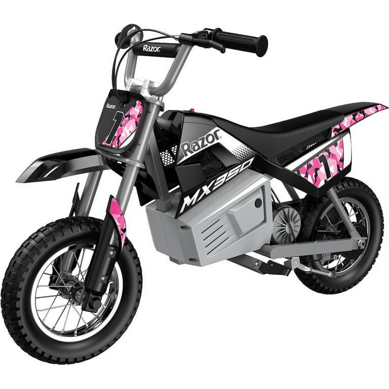 Razor Dirt Rocket MX350 - Black with Decals Included, 24V Electric