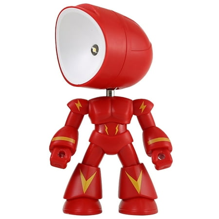 

Robot Table Lamp Robots Desktop Kids Warm Night Light for Mini Bedroom Study Child Student