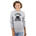 thumbnail image 3 of Leftovers are for Quitters Turkey Day Plus Size Long Sleeve Graphic Tee Shirt Brisco Brands 2X, 3 of 5