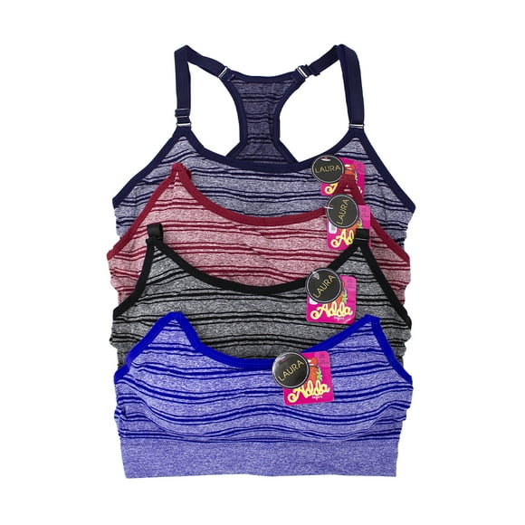 Paquete de Tops Adda Lingerie  Modelo Laura, Brasier deportivo, Colores surtidos