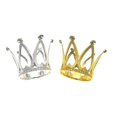 thumbnail image 1 of 8 piezas Mini coronas para ramos de flores Mini corona para tarta pequeña decoración de pastel de princesa para mujer señora chica nupcial, 1 of 5