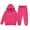 Hot Pink, variant on Toddler Girls Set Printed Hooded Casual Jogger Breathable Quality Soft Winter for Girls Comfortable Pants Set