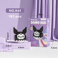 thumbnail image 4 of Sanrio-bloques de construcción de esponja de Hello Kitty Kuromi para niños, dibujos animados, Mickey Mouse, Stitch, modelo lindo, juguetes de montaje, regalo para niños, 4 of 4
