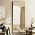 thumbnail image 4 of Easy4Home 65"x24" Rectangular Full Length Mirror Freestading Full Body Floor Mirror, Gold, 4 of 6