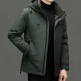 thumbnail image 2 of Chaqueta corta de plumón con relleno de plumón de pato para hombre, novedad en abrigos de plumón, ropa de diseñador para hombre, chaqueta de invierno para hombre, chaquetas con capucha, abrigo para ho, 2 of 4