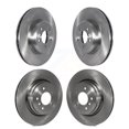 thumbnail image 1 of CMX Front Rear Disc Brake Rotors Kit for Car 2012 BMW 335i Convertible Coupe with Blue Painted Calipers 370mm Diameter Rotor K8-102357, 1 of 8