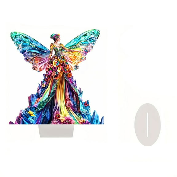 JoyMoreHome Butterfly Fairy - Fairy Statue Collection Home Decoration - 2D Flat Decoration Gardening Gifts for Women Statues for Garden Fairy Indoor or Outdoor