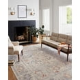 thumbnail image 1 of Chris Loves Julia x Loloi Rosemarie Collection Area Rug ROE-05 Oatmeal/Lavender 2'-7" x 4', 1 of 8