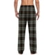 thumbnail image 4 of Pantalones de pijama largos para hombre, informales, con estampado a cuadros, holgados, deportivos, elásticos, rectos, vintage, con bolsillos, 4 of 6
