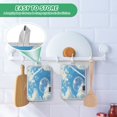 thumbnail image 6 of Two Pieces Of Square Heat Insulation Pad Oven Mitts 7x9.8 Inch Oven Microwave Kitchen Cooking Baking Blue Sky Bubble, 6 of 7