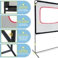 thumbnail image 3 of Slsy Pickleball Portátil con Red, Juego de Raqueta que Combina Pickleball, Bádminton y Tenis, Ideal para Patio, Exterior e Interior, Diversión para Niños y Adultos, 3 of 9