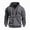R137-Dark Gray, variant on Mens Casual Cotton Hoodies Drawstring Quarter Zip Pullover Work Tactical Cargo Sweatshirts,Light Gray,XL