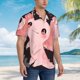 thumbnail image 3 of Fotbe Cute Axolotl Sakura Blossoms A Camisa Hawaiana para Hombre Unisex – Camisa Casual de Verano con Botones de Manga Corta de Algodón y Lino,X-Large, 3 of 7