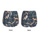 thumbnail image 3 of Balery Retro Forest Animals Pantalones cortos deportivos para mujer con forro y dos bolsillos, elásticos, para entrenamiento, gimnasio, yoga-Large, 3 of 7