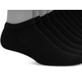 thumbnail image 3 of Hanes Men's 12 Pk Low Cut Socks Black Size 6-12, 3 of 3