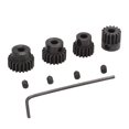 thumbnail image 4 of Jeu de Pignons RC, Jeu de Pignons Moteur RC Installation Facile 4 Pièces Rouille pour Voiture Télécommandée 1/10, 4 of 8