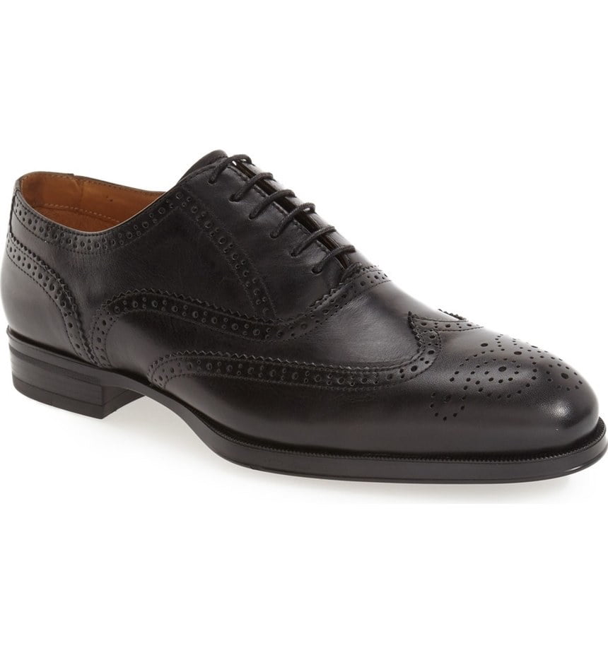 Tallden Wingtip Leather Oxford Shoes 