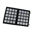 thumbnail image 3 of Diamond Jewelry Display Tray Multi grids gem Storage Organizer Tray for Rings white 40 grid, 3 of 8