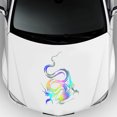 thumbnail image 3 of Dragón gráfico coche Hood pegatina autoadhesiva vinilo techo Scratch calcomanías Abanopi Sticker de carro, 3 of 7