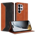 thumbnail image 2 of Phone Case for Samsung Galaxy S26 Ultra FOXDOCK Premium Leather,Creative Dual-Color Cover with Card Slot,Shockproof, 2 of 7