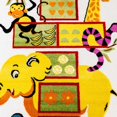 thumbnail image 3 of Ladole Rugs Colorful Elephant Cartoon Yellow In Out door Play Rug Mat Carpet for Kids Children Baby Little Girl Boy Bed room Small Large Long Non Slip Size 3x5. 4x6, 5 x 8, 7 x 10, 9 by 12 11 feet ft, 3 of 4