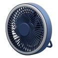 thumbnail image 1 of Ventilador de camping con luces LED para tienda de campaña, ventilador de techo para camping con luz, Mini ventilador de escritorio USB portáti Azul Sunnimix Ventilador de techo, 1 of 8
