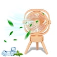 thumbnail image 4 of Tripod Foldable Desk Fan 2 Speed Settings Gradient Light USB Powered Portable Mini Fan Quiet for Home Office Travel by PALIFEUR, 4 of 10