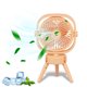 thumbnail image 3 of Creatives Tripod Foldable USB Desk Fan 2 Speed Adjustables Gradient Light Quiet Coolings Fan For Home Office, 3 of 9