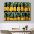 thumbnail image 3 of wall26 Canvas Print Wall Art Tropical Island Vibrant Bright Pineapples Food &amp; Cooking Kitchen Photography Realism Decorative Scenic Rustic Zen Calm Colorful for Living Room, Bedroom, Office - 16&, 3 of 5
