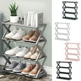 thumbnail image 2 of SharkTRUE 4-Tier Stackable Shoe Rack, Shoe Storage Organiser, Quick Assembly Footware Storage Shoe Shelf Storage Shoe Stand Organizer for Closet Entryway Hallway Home Dorm, 2 of 9