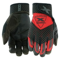 Extreme Work 88203 Knuckle KnoX Gloves  X-Large, Black/Red Safety Performance Gloves w/ S-Shaped Palm, XLock Cuff, XTouch Index Finger