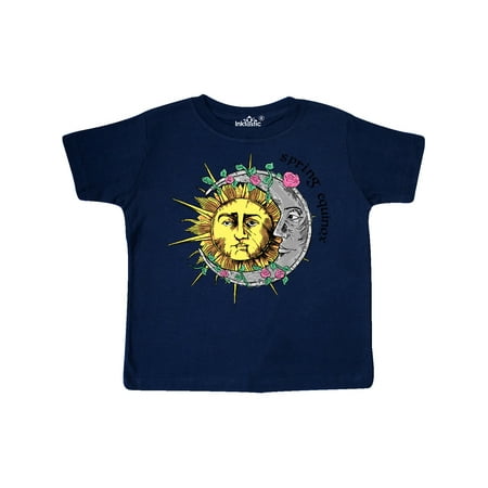 

Inktastic 1st Day of Spring Sun and Moon Spring Equinox Gift Toddler Boy or Toddler Girl T-Shirt