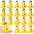 thumbnail image 1 of Juguete de baño Deekin Princess Rubber Ducks 24 unidades, 5 cm, 1 of 6
