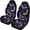 Bat, variant on XYZCANDO Skull Rose Car Seat Covers Stretchy Cloth Soft Automobile Seat Cover Interior car Front Seats, Easy to Install All Seasons Use SUV Sedan