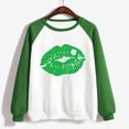 thumbnail image 4 of QIPOPIQ Chemises à Manches Longues pour Femmes Col Rond T-Shirts de la Saint-Patrick T-Shirts Amples pour Dames T-Shirt Imprimé Shamrock T-Shirt Vert Chanceux Haut T-Shirt Col Rond Chemises de Vacances de la Saint-Patrick Offres, 4 of 4
