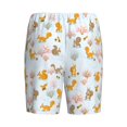 thumbnail image 4 of Yiaed Squirrel In The Forest for Men's Soft Sleep Pajama Short Lounging Pajama Shorts-Small, 4 of 8