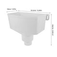 thumbnail image 2 of BRIGHTFUFU Gutter Downspout Connector Rain Gutter Parts PVC 1Set for Homeowners, 2 of 8