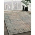 thumbnail image 3 of Ahgly Company Machine Washable Indoor Square Contemporary Sage Green Area Rugs, 6' Square, 3 of 7