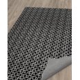 thumbnail image 3 of Carved Grid Black Area Rug by Kavka Designs, 3 of 3