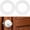 White, variant on 2 Pack Black Door Lock Repair Reinforcement Plate, No-Drill Round Deadbolt & Doorknob Reinforcer Ring, Quick Fix for Loose, Stripped or Damaged Door Lock Holes